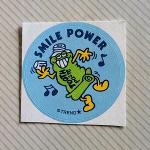 10/$25 Toothpaste "Smile Power" Scratch & Sniff Retro Sticker